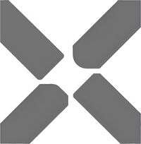 Минималистичный абстрактный логотип компании ЗелБетон в серых тонах на белом фоне